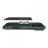 Spigen iPhone 17 Pro Max Skal Optik Armor MagFit Abyss Green