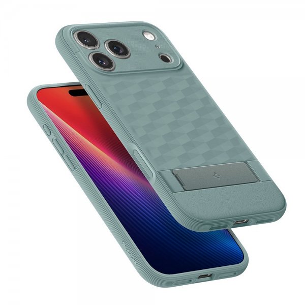 Spigen iPhone 17 Pro Max Skal Parallax S MagFit Sage Green