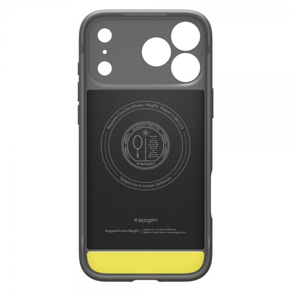 Spigen iPhone 17 Pro Max Skal Rugged Armor MagFit Marble Gray