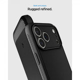 Spigen iPhone 17 Pro Max Skal Rugged Armor MagFit Matte Black