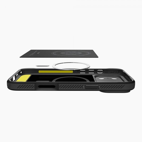 Spigen iPhone 17 Pro Max Skal Rugged Armor MagFit Matte Black