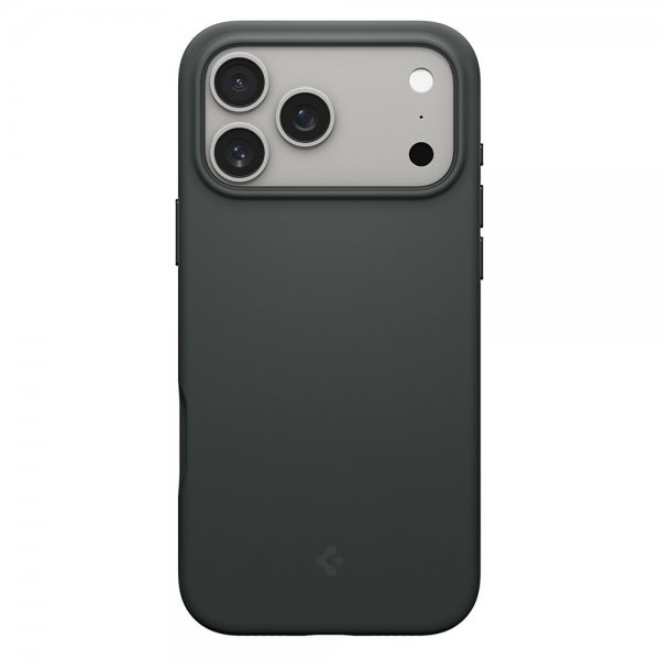 Spigen iPhone 17 Pro Max Skal Silicone Fit MagFit Abyss Green