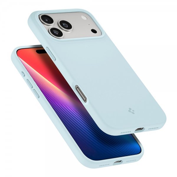 Spigen iPhone 17 Pro Max Skal Silicone Fit MagFit Mute Blue