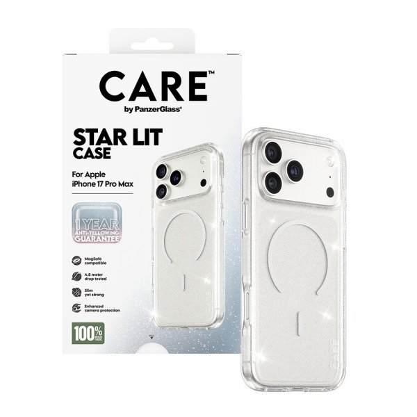 CARE by PanzerGlass iPhone 17 Pro Max Skal Star Lit MagSafe