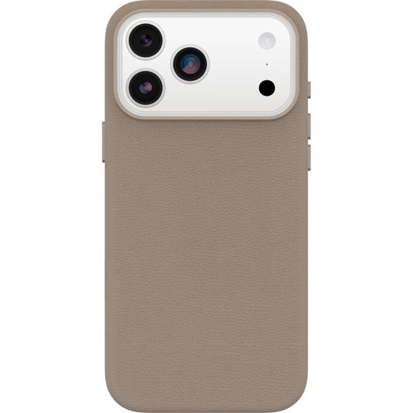 Otterbox iPhone 17 Pro Max Skal Symmetry Cactus Leather MagSafe Grey Comfort