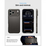 Spigen iPhone 17 Pro Max Skal Thin Fit MagFit Gunmetal
