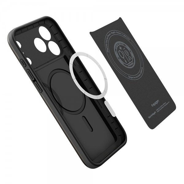 Spigen iPhone 17 Pro Max Skal Thin Fit MagFit Svart