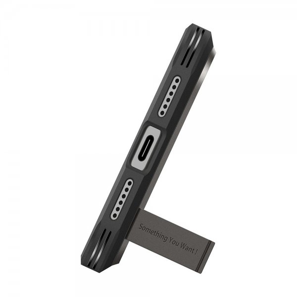 Spigen iPhone 17 Pro Max Skal Tough Armor T MagFit Gunmetal