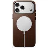 Nomad iPhone 17 Pro Max Skal Traditional Leather Case Brun