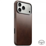 Nomad iPhone 17 Pro Max Skal Traditional Leather Case Horween Rustic Brown