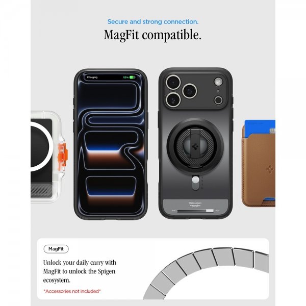 Spigen iPhone 17 Pro Max Skal Ultra Hybrid Classic MagFit Svart