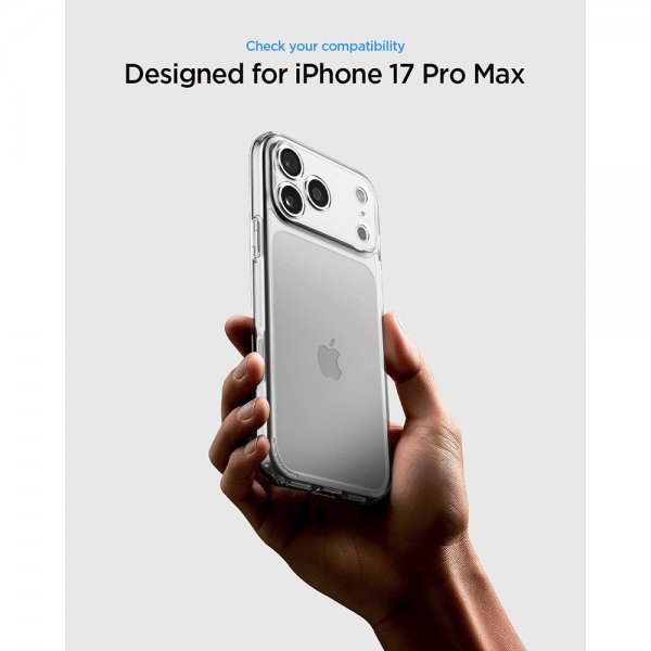 Spigen iPhone 17 Pro Max Skal Ultra Hybrid Crystal Clear
