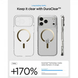 Spigen iPhone 17 Pro Max Skal Ultra Hybrid MagFit Clear Gold