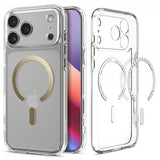 Spigen iPhone 17 Pro Max Skal Ultra Hybrid MagFit Clear Gold