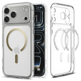 Spigen iPhone 17 Pro Max Skal Ultra Hybrid MagFit Clear Gold