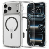 Spigen iPhone 17 Pro Max Skal Ultra Hybrid MagFit Clear Graphite