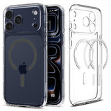 Spigen iPhone 17 Pro Max Skal Ultra Hybrid MagFit Clear Graphite