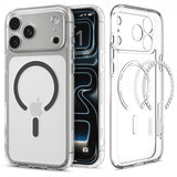 Spigen iPhone 17 Pro Max Skal Ultra Hybrid MagFit Clear Graphite