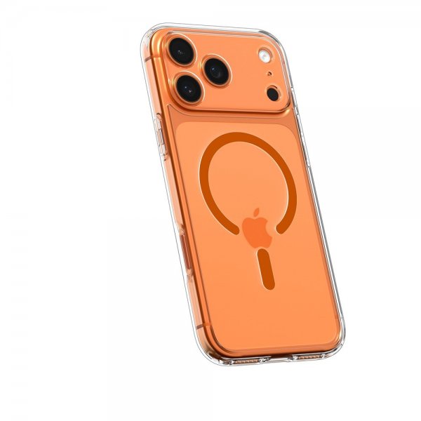 Spigen iPhone 17 Pro Max Skal Ultra Hybrid MagFit Clear Orange
