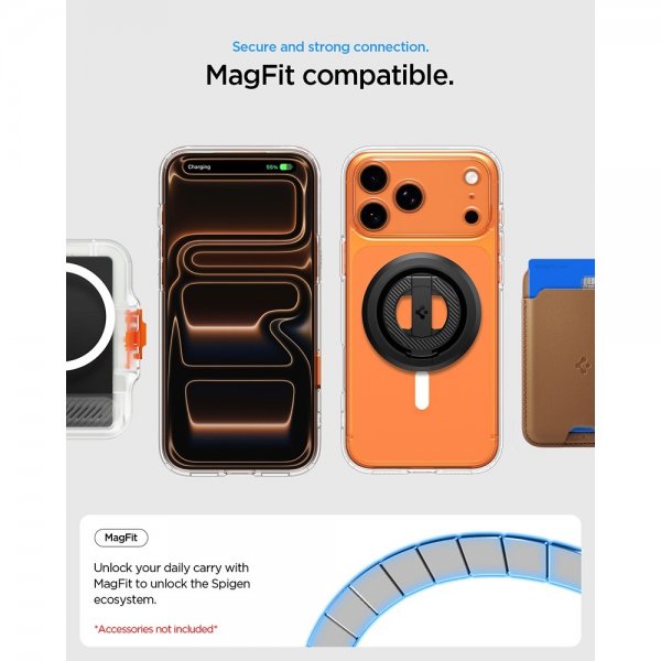 Spigen iPhone 17 Pro Max Skal Ultra Hybrid MagFit Clear White