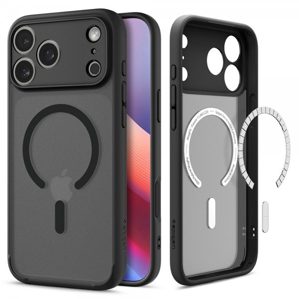 Spigen iPhone 17 Pro Max Skal Ultra Hybrid MagFit Frost Black