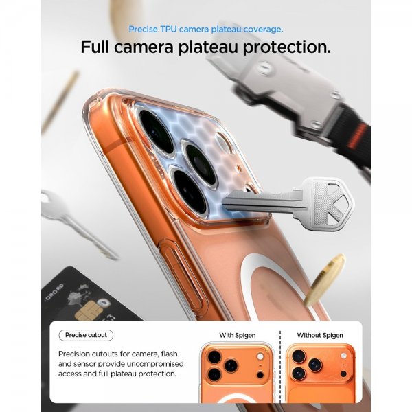 Spigen iPhone 17 Pro Max Skal Ultra Hybrid MagFit Frost White