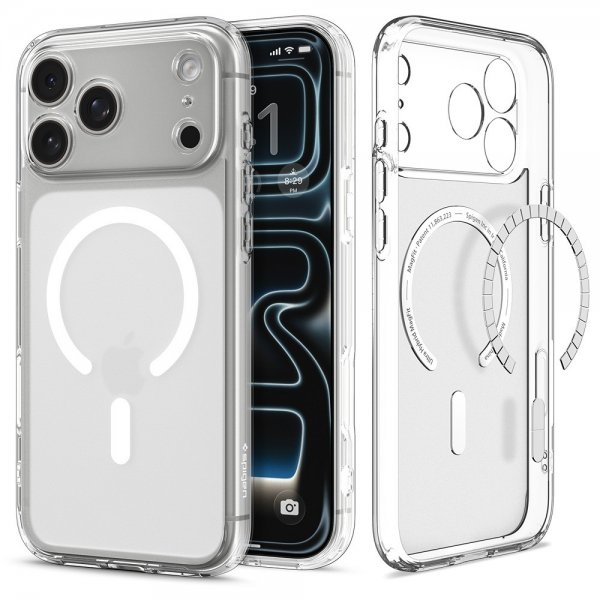 Spigen iPhone 17 Pro Max Skal Ultra Hybrid MagFit Frost White