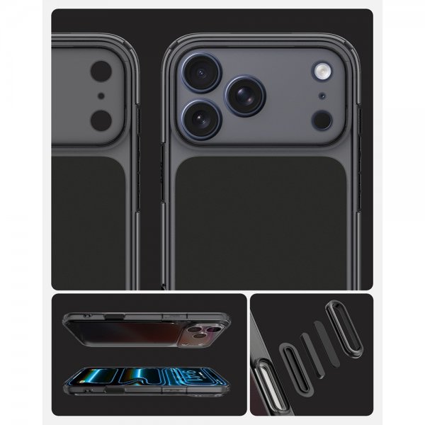 Spigen iPhone 17 Pro Max Skal Ultra Hybrid T MagFit Matte Black