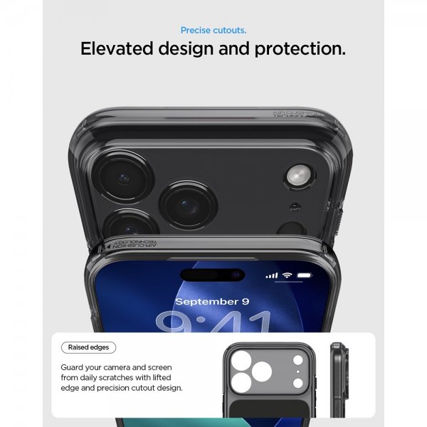 Spigen iPhone 17 Pro Max Skal Ultra Hybrid T MagFit Matte Black