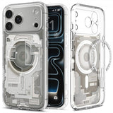 Spigen iPhone 17 Pro Max Skal Ultra Hybrid Zero One MagFit Natural Titanium