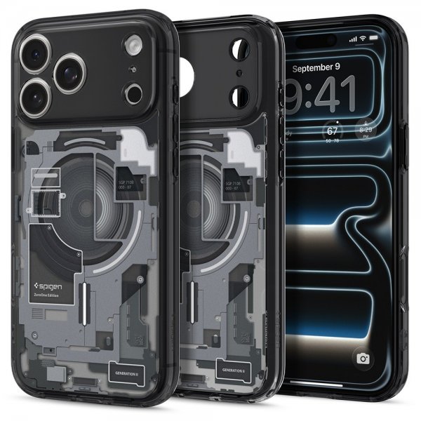 Spigen iPhone 17 Pro Max Skal Ultra Hybrid Zero One MagFit Svart