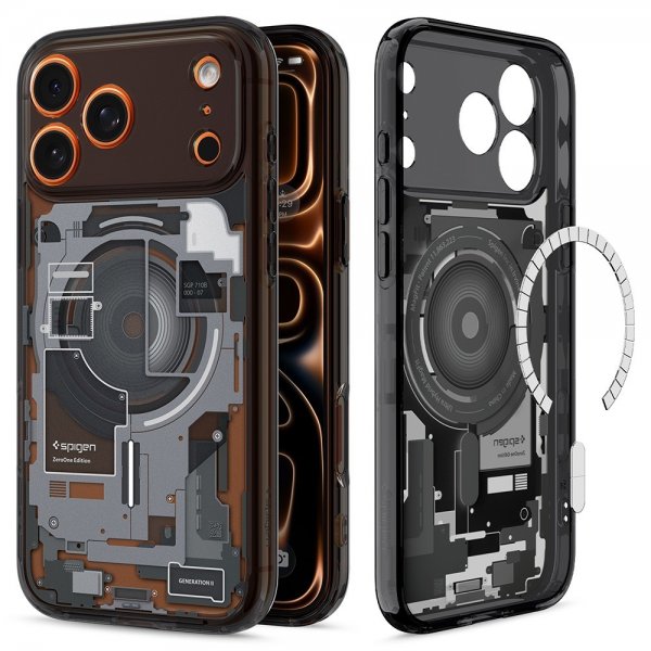 Spigen iPhone 17 Pro Max Skal Ultra Hybrid Zero One MagFit Svart