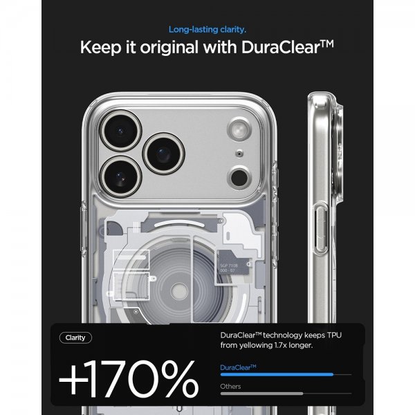 Spigen iPhone 17 Pro Max Skal Ultra Hybrid Zero One MagFit Vit