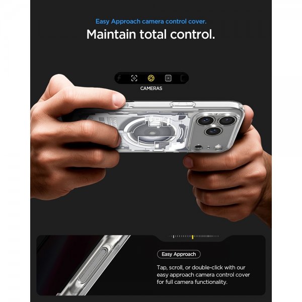 Spigen iPhone 17 Pro Max Skal Ultra Hybrid Zero One MagFit Vit