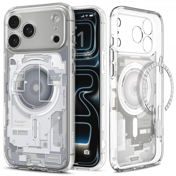 Spigen iPhone 17 Pro Max Skal Ultra Hybrid Zero One MagFit Vit