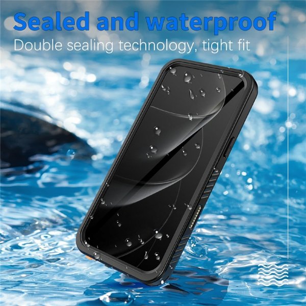 Redpepper iPhone 17 Pro Max Skal Vattentåligt IP68 Svart