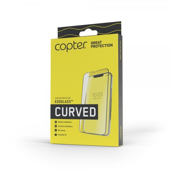 Copter iPhone 17 Pro Max Skärmskydd Exoglass Curved