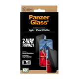 PanzerGlass iPhone 17 Pro Max Skärmskydd Ultra-Wide Fit Privacy EasyAligner