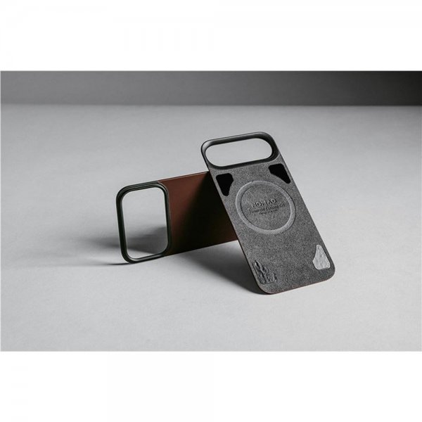 Nomad iPhone 17 Pro Max Skin Mag Leather Back Rustic Brown