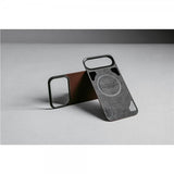 Nomad iPhone 17 Pro Max Skin Mag Leather Back Svart