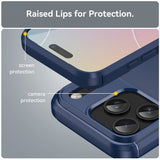 iPhone 17 Pro Skal Borstad Kolfibertextur Blå
