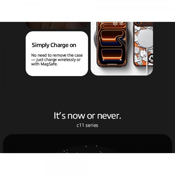 Spigen iPhone 17 Pro Skal C11 MagFit Inkverse