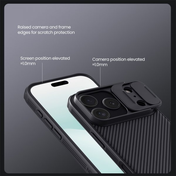 Nillkin iPhone 17 Pro Skal CamShield Pro MagSafe Svart