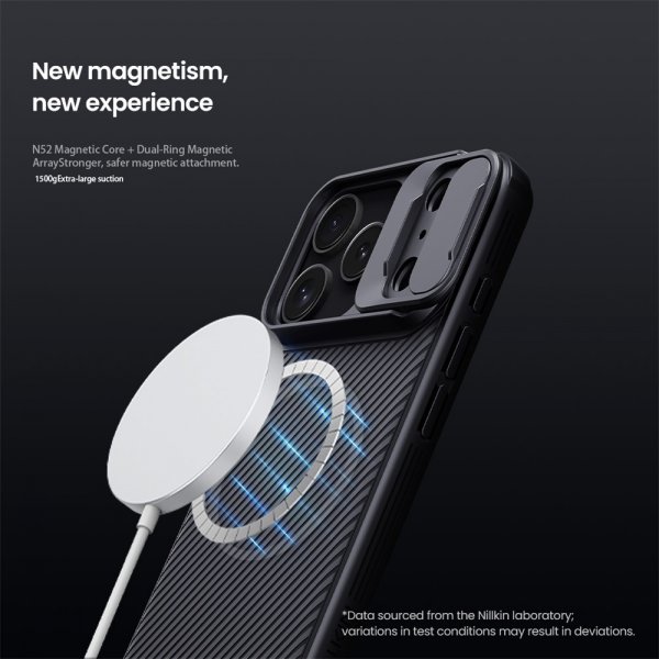 Nillkin iPhone 17 Pro Skal CamShield Pro MagSafe Svart
