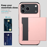 iPhone 17 Pro Skal Card Slide Grön
