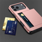 iPhone 17 Pro Skal Card Slide Svart