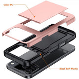 iPhone 17 Pro Skal Card Slide Svart