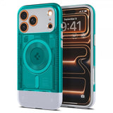 Spigen iPhone 17 Pro Skal Classic C1 MagFit Bondi Blue