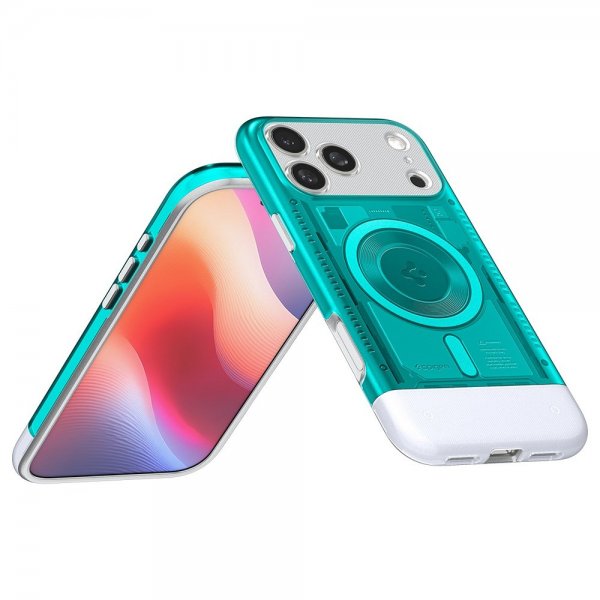 Spigen iPhone 17 Pro Skal Classic C1 MagFit Bondi Blue