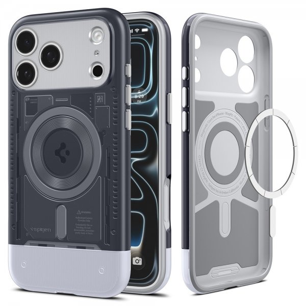 Spigen iPhone 17 Pro Skal Classic C1 MagFit Graphite